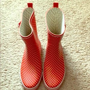 Red Rain Boots!